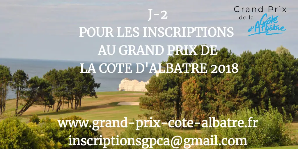 Inscriptions GPCA : on se dépêche !